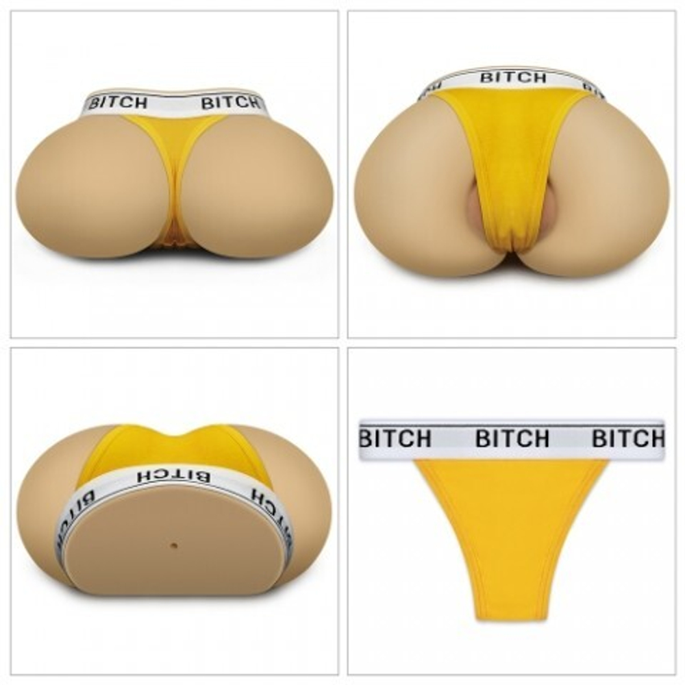 Двойной мастурбатор Streetgirl's в виде попы и вагины телесный № 12