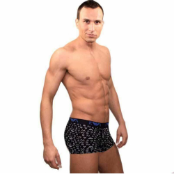 Мужские трусы боксеры черные Emporio Armani