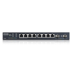 Мультигигабитный Smart L3 Lite коммутатор Zyxel NebulaFlex XMG1915-10E, 8xRJ-45: 1/2.5G, 2xSFP+, бесшумный (без вентилятора)