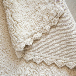 Коврик для ванной 50x80 Arya home Helen бежевый