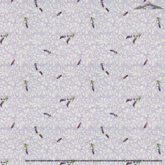 Гобелен &quot;Лавандовый букет&quot; | ш.160 см | 350 г/м² | полиэстер 51%/хлопок 49%