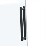 Душевой уголок Комо Софт (Como Soft) Vincea VSR-1CS8012CLB, 1200*800, черный, стекло прозрачное