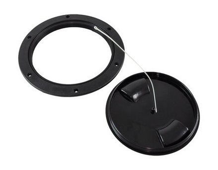 Лючок палубный 6", черный