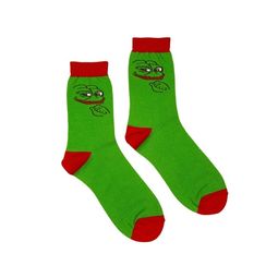 Носки BOOMERANGS Лягушонок Пепе, зеленый