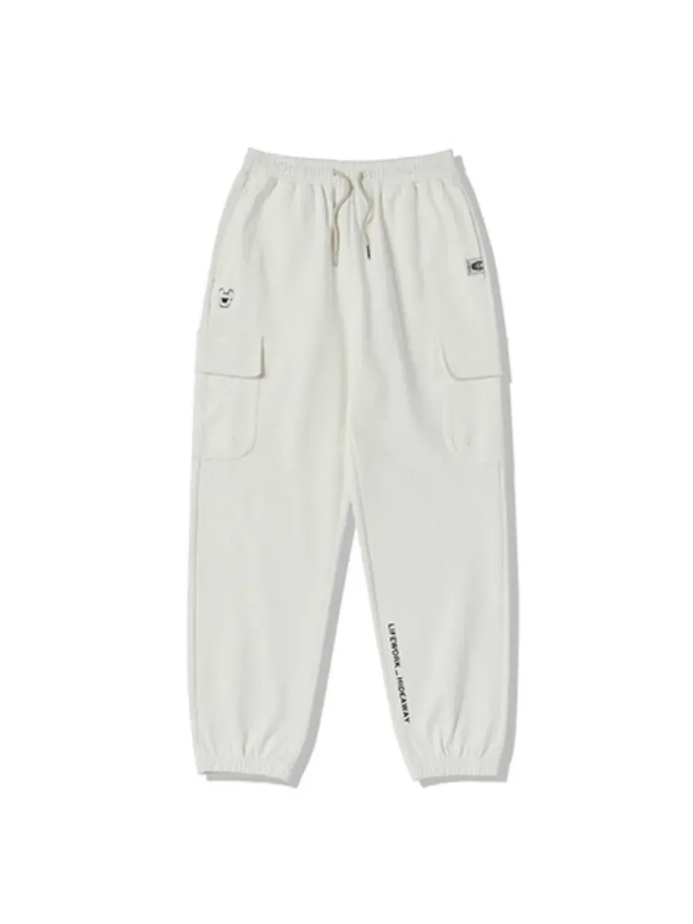 Брюки-джоггеры с надписями