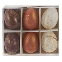 GAEM Набор из 6-ти изделий декоративных подвесных "Яйцо" (4*6,5), L14 W12,5 H4,5 см