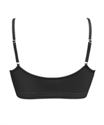 Эко-бюстгальтер в мелкий рубчик Eco-wear (Размер: S-M) (Цвет: персиковый)