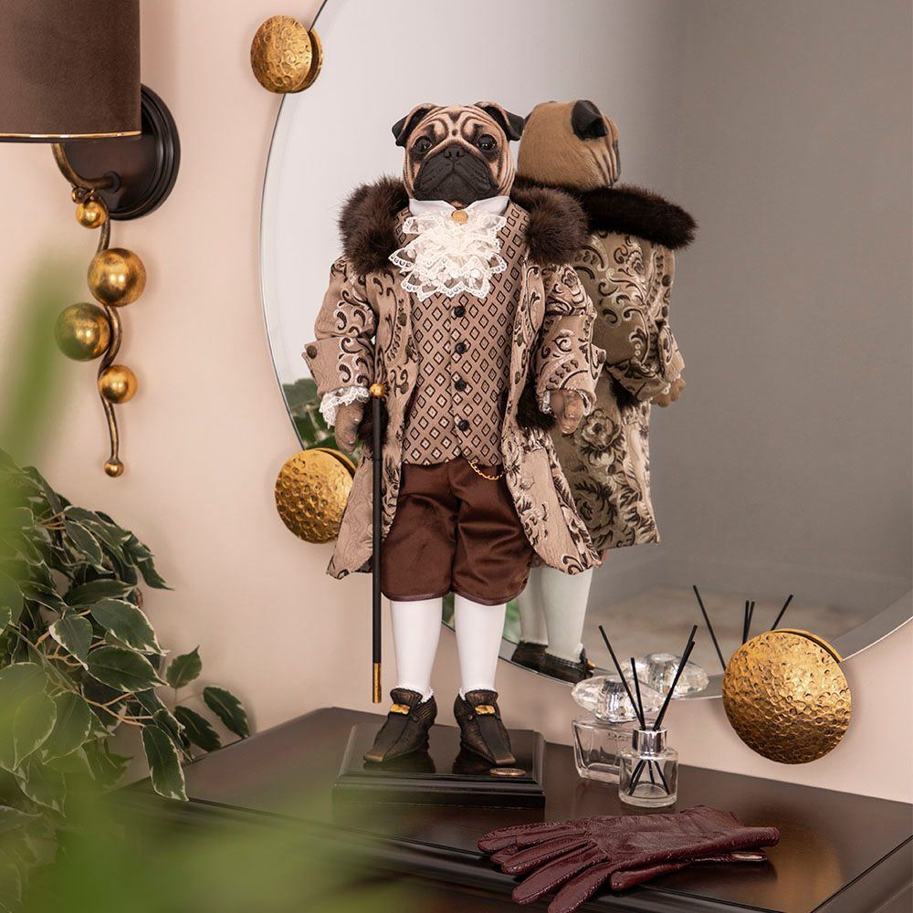 Кукла коллекционная Мопс Джеймс