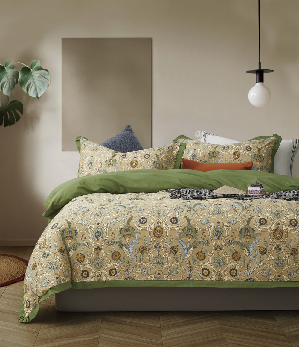 Постельное белье 2 спальное евро Asabella 1931-6/180