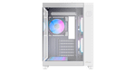 Корпус Ocypus Iota C70 WH ARGB ATX/mATX/mITX 2xUSB, Type-C, Белый, Iota-C70-WHD600XX-GL