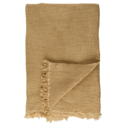 Покрывало вафельное 230х250 Tkano Essential светло-коричневое