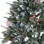 Ёлка «Дивная» 120 см, ПВХ+леска+резина, шишки и ягоды (274 ветки) (SP732-120)