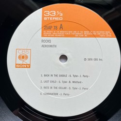 Винтажная виниловая пластинка LP Aerosmith Rocks (Япония 1976) (Оби) Back In The Saddle