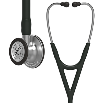 Стетоскоп Littmann Cardiology IV, черный, стальная акустическая головка (6152)