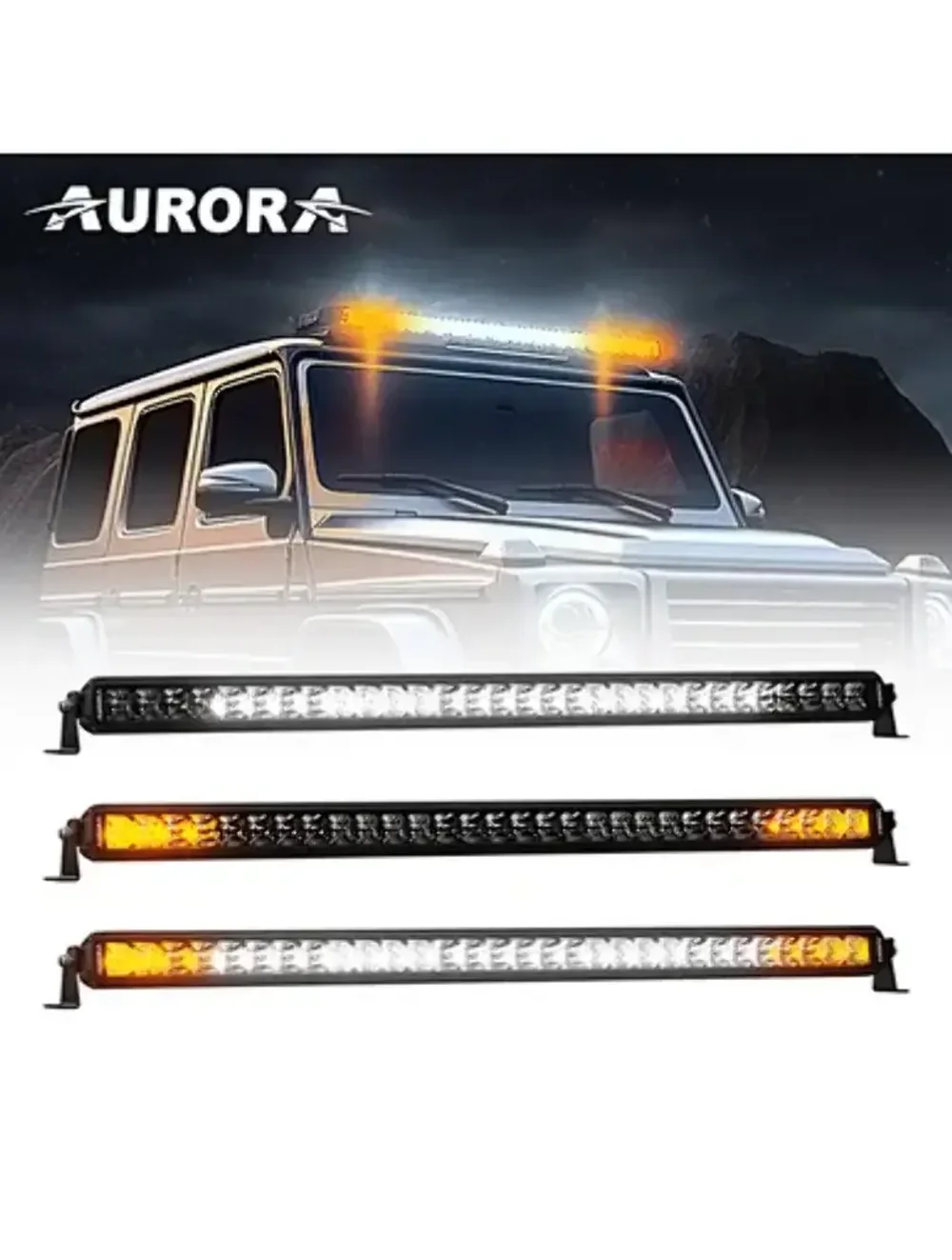 Светодиодная балка Aurora комбинированный белый и жёлтый свет