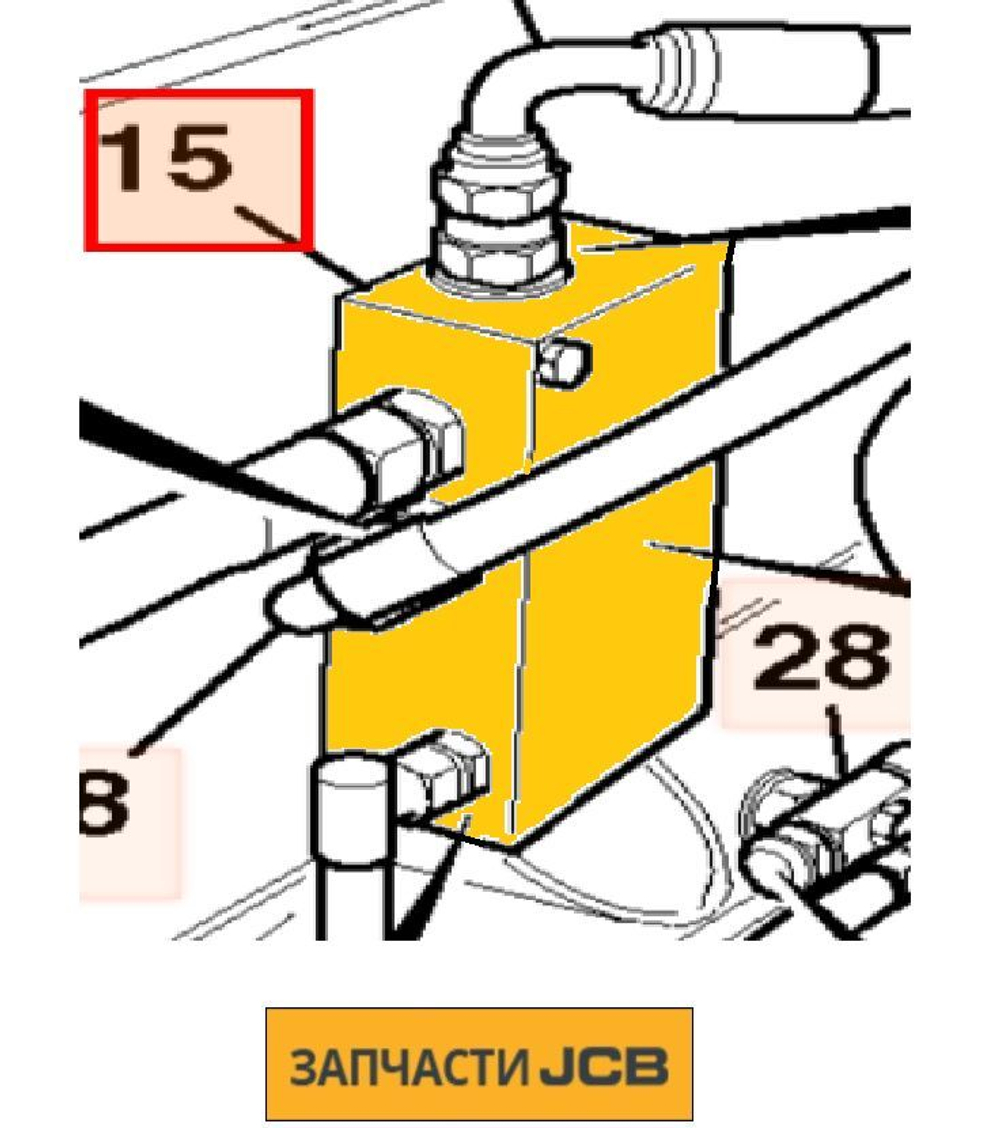 Клапан JCB 25/220982