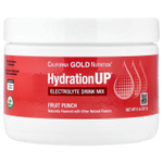 California Gold Nutrition, Beverces, HydrationUP®, смесь для приготовления электролитического напитка с кальцием, калием, витамином C и витамином E, фруктовый пунш, 227 г (8 унций)