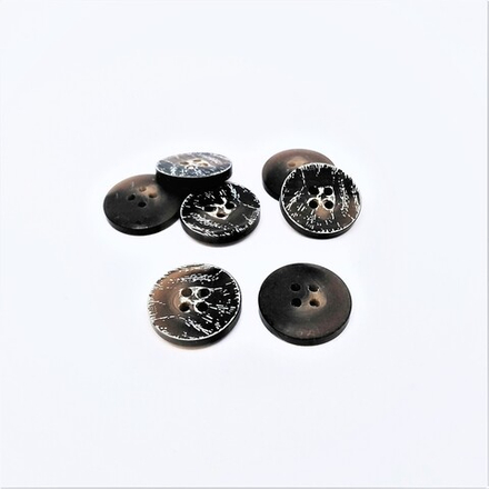 1926 Пуговица №509, 32L (коричневый; 10216170/100819/0143677, КИТАЙ)