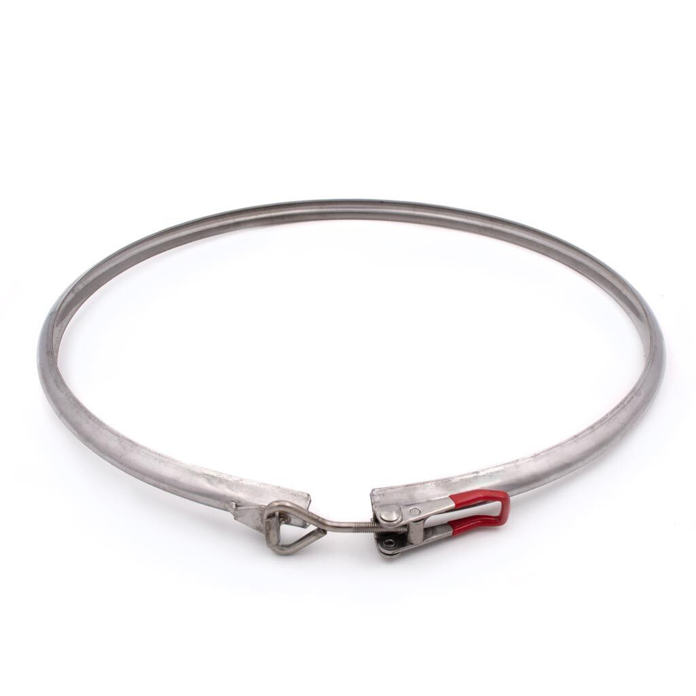 Хомут для перегонного куба с резьбовой регулировкой