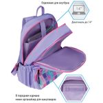 Рюкзак Berlingo Light Squares 39.5*28*16см, 400 гр., 2отд. 3карм, уплотненная спинка