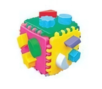 Логический куб "Подарочный" 12х12х14см. (Стеллар)