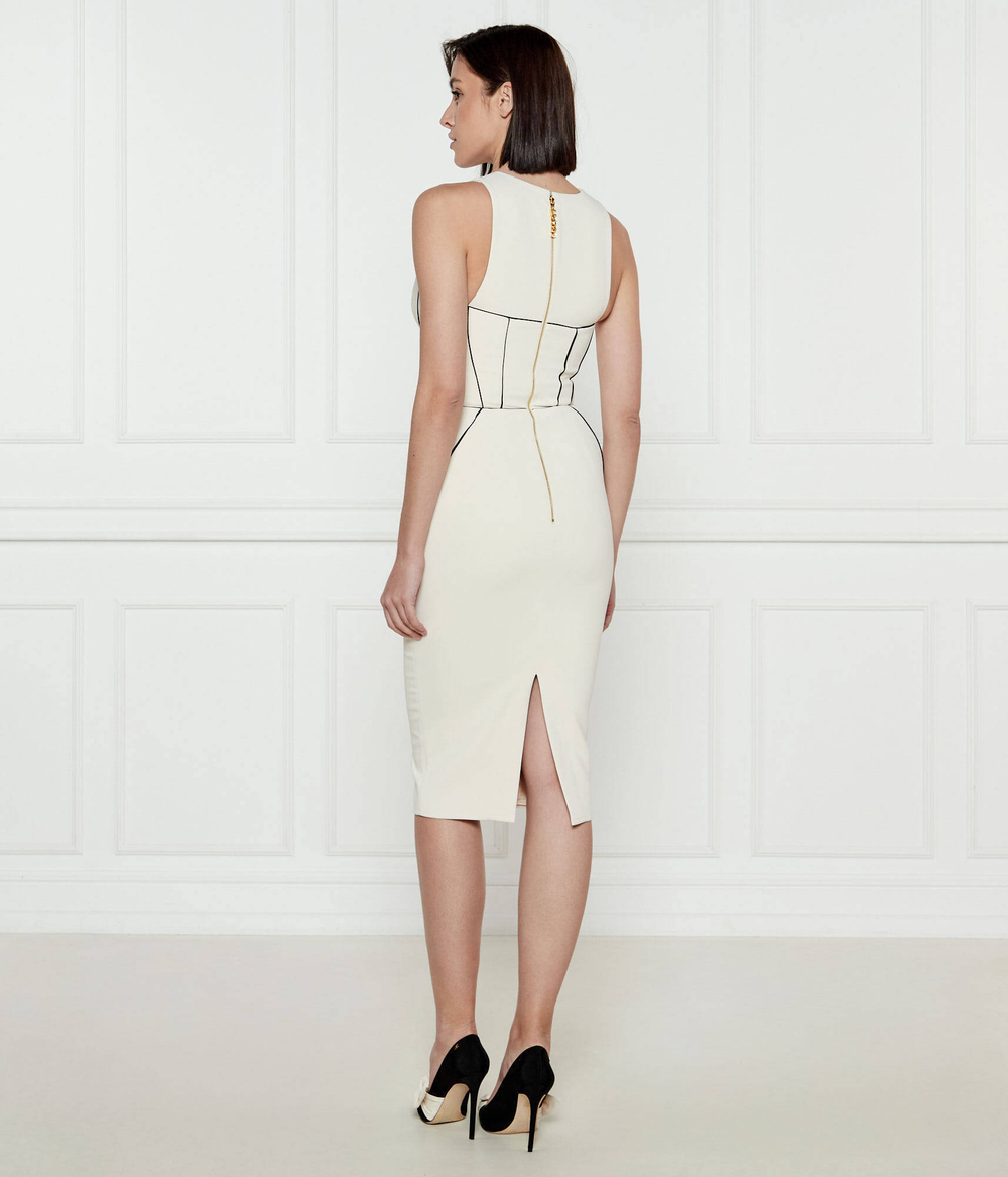 Платье Elisabetta Franchi - экрю(AB72451E2)