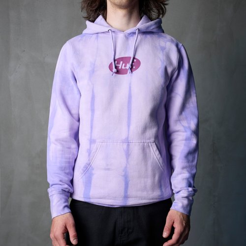 Толстовка мужская HUF Relax Tiedye артикул:PF00345-VIOLT - купить в магазине Дайс
