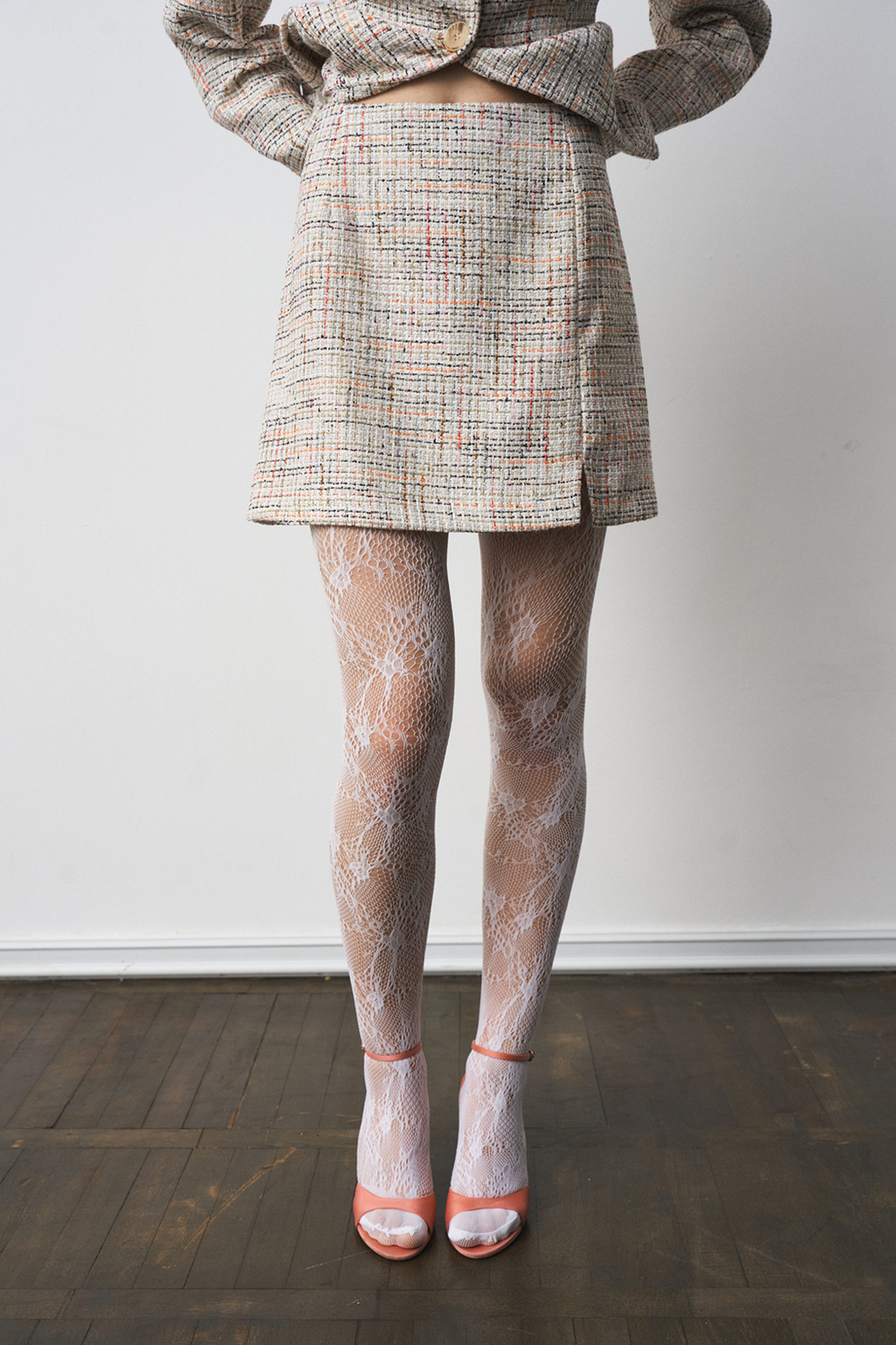 Юбка 1309 рогожка