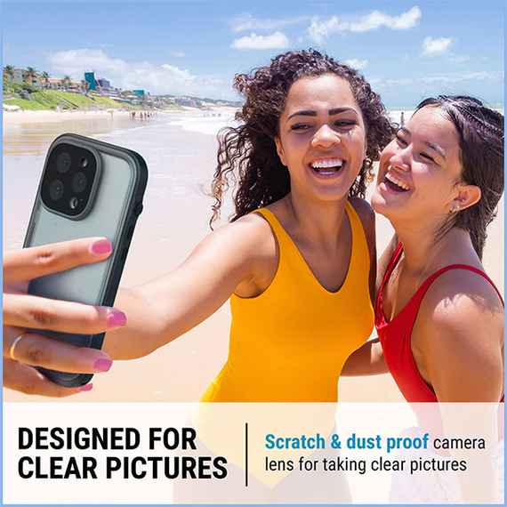 Водонепроницаемый чехол Catalyst Total Protection Case для iPhone 14 Plus, черный (Stealth Black) (CATIPHO14BLKL)