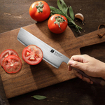 Кухонный нож Xinzuo X05Z Nakiri нож 7 дюймов клинок ZDP189 рукоять железное дерево и кость, длина лезвия 18,3 см
