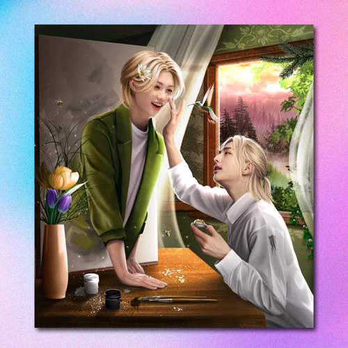 Арт принт / alexstayart / STRAY KIDS / Хёнликсы #25