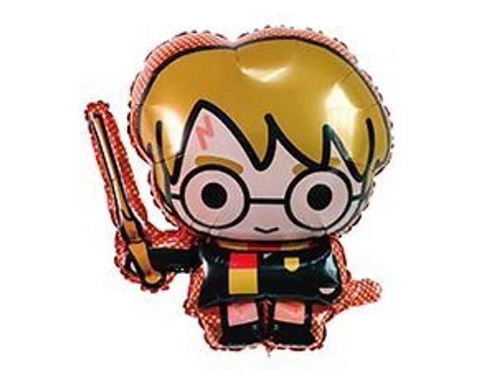 Шар (24''/61 см) Фигура, Маленький Маг в очках