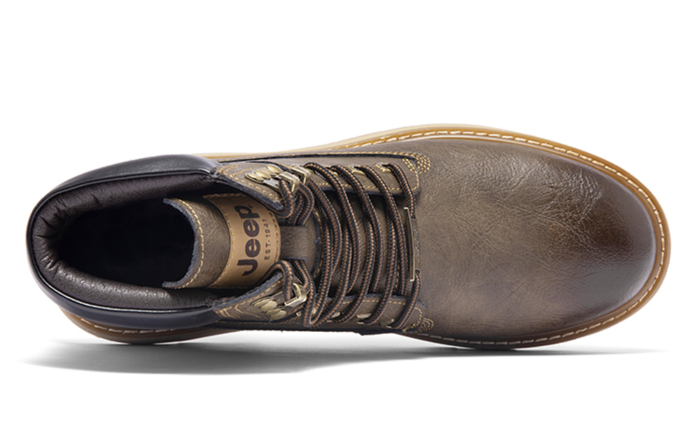 Jeep Martin Boots Men"s Khaki