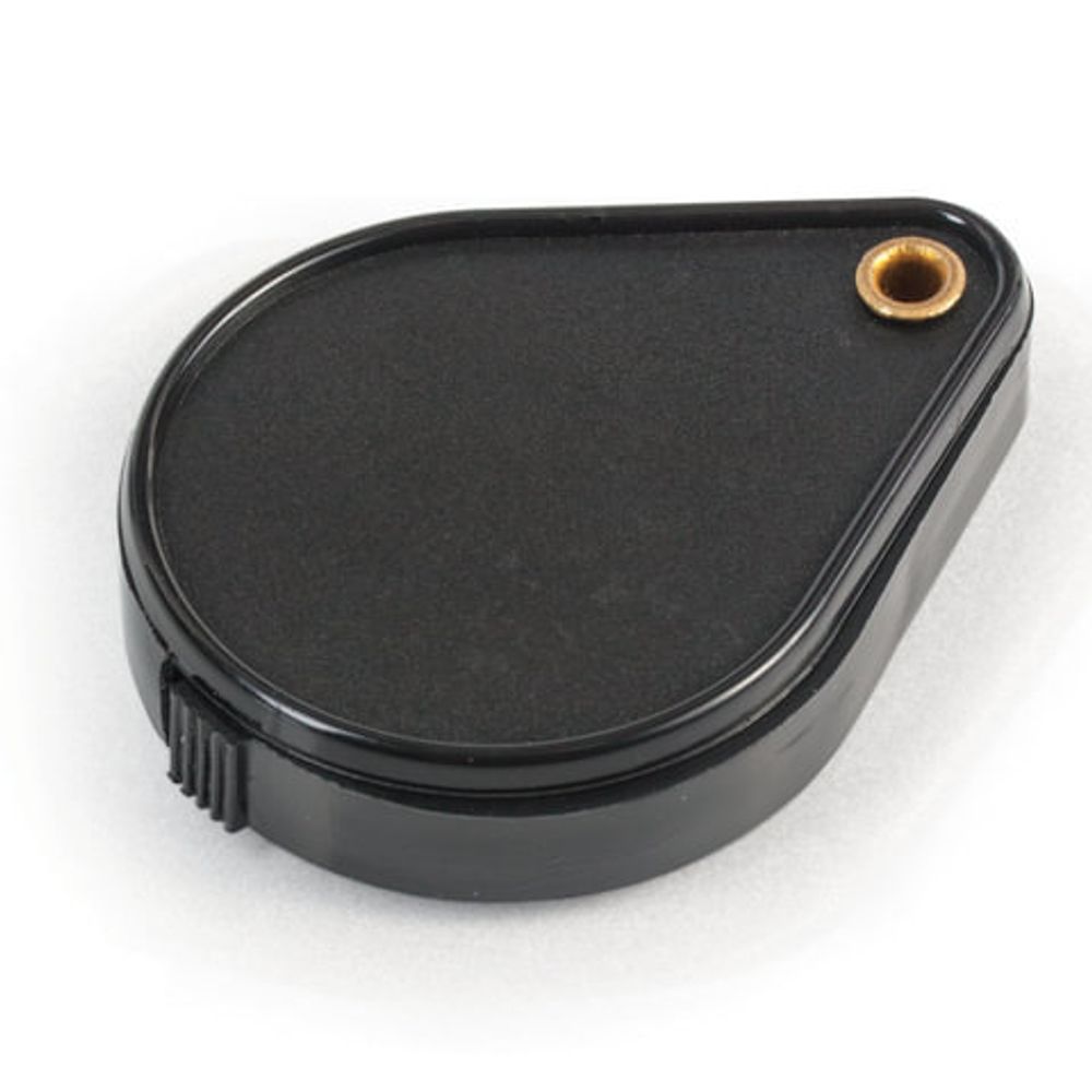 Лупа просмотровая BRAUBERG, складная, диаметр 50 мм, увеличение 6, 451798