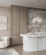 Cosca Decor. Заглушка ZP008, 30х18x2800мм, правая, для рейки RX008, Экополимер