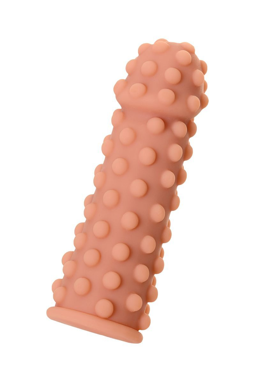 Насадка на фаллос с бугорками по поверхности Extreme Sleeve 002 S-size - 12,7 см. (Цвет: телесный)