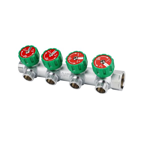Коллектор регулирующий Varmega ВР-НР 3/4&quot;/НР 4*1/2&quot; 38749