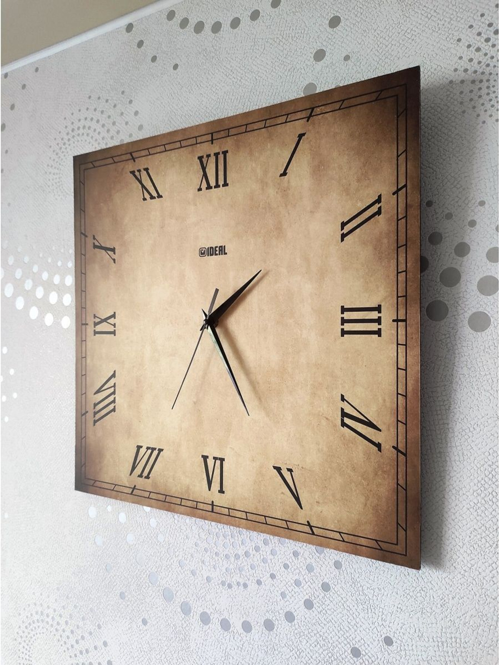большие деревянные часы из МДФ mdr340 d420 Декор для дома, подарок