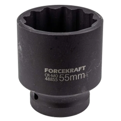 Головка ударная 55мм 1''12гр. FORCEKRAFT FK-48855