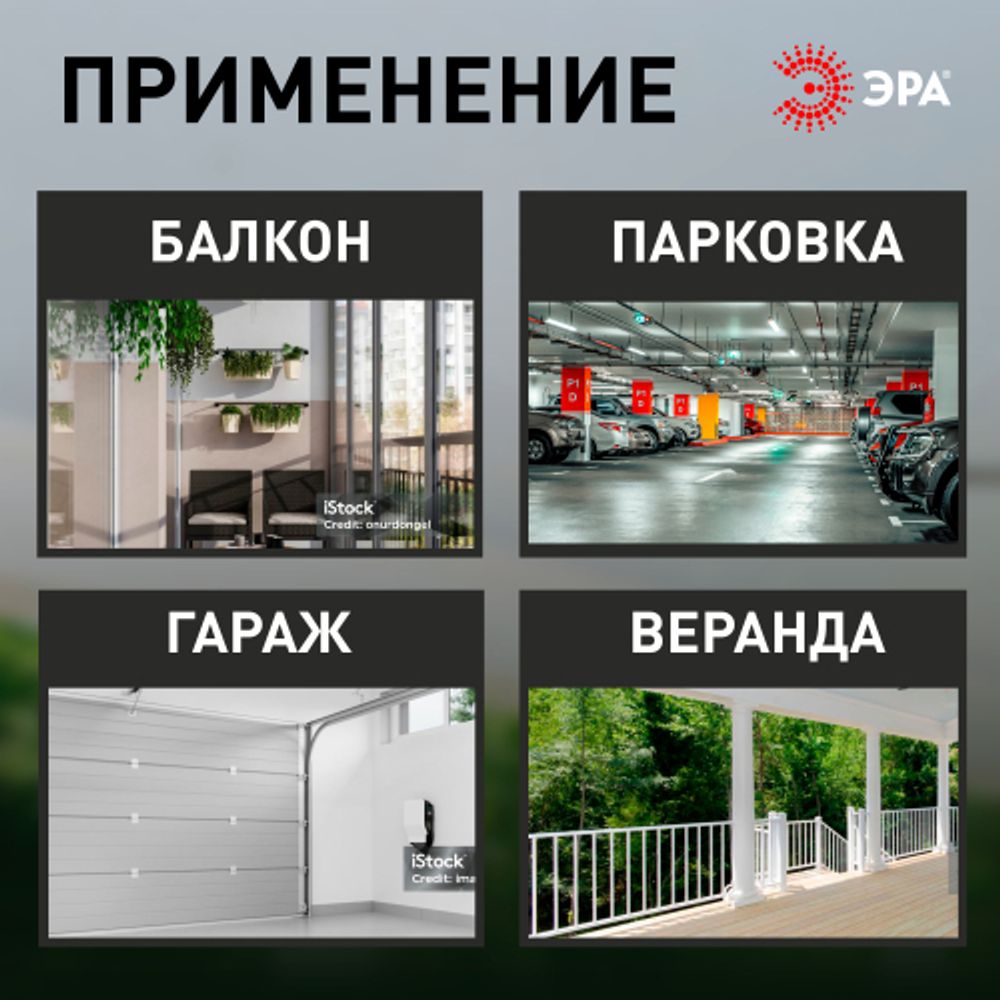 Светильник ЭРА «Сириус» НБП 06-60-002 поликарбонат IP54 E27 max 60Вт D220 круглый матовый | Светильники ЖКХ IP54