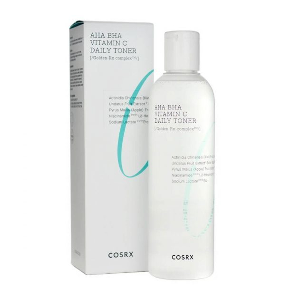 CosRX Refresh Aha Bha Vitamin C Daily Toner увлажняющий тонер с AHA, BHA-кислотами и витамином С