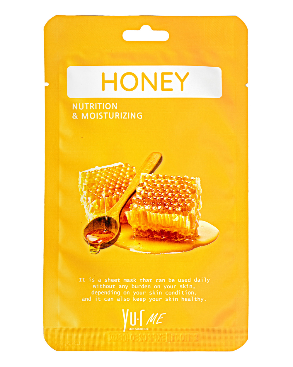 Тканевая маска для лица с экстрактом мёда Yu.R Me Honey Sheet Mask, 1 шт.