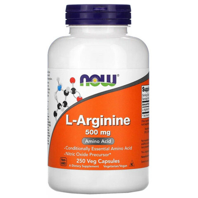 NOW L-Arginine 500 мг. (250 капс.) [M]