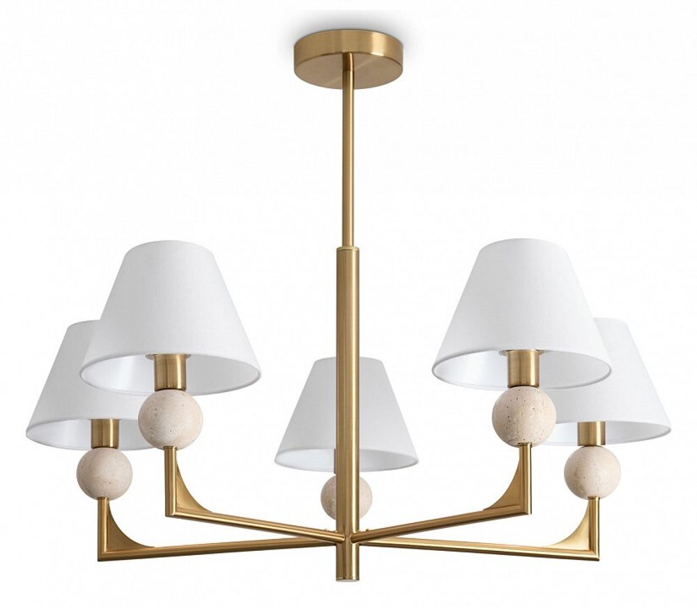 Люстра на штанге Freya Riley FR2043CL-05BS