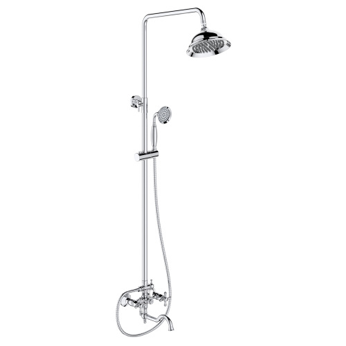 370162 Душевая система 2-руч. (ХРОМ) ViEiR (4/1шт)