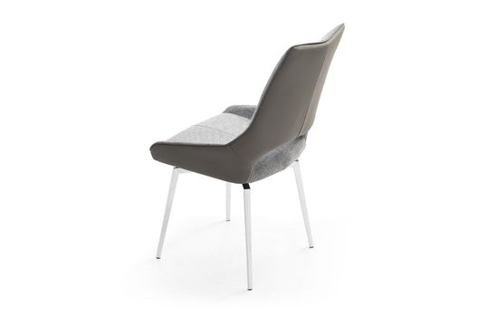 Стул DC1239 серый/ноги сталь