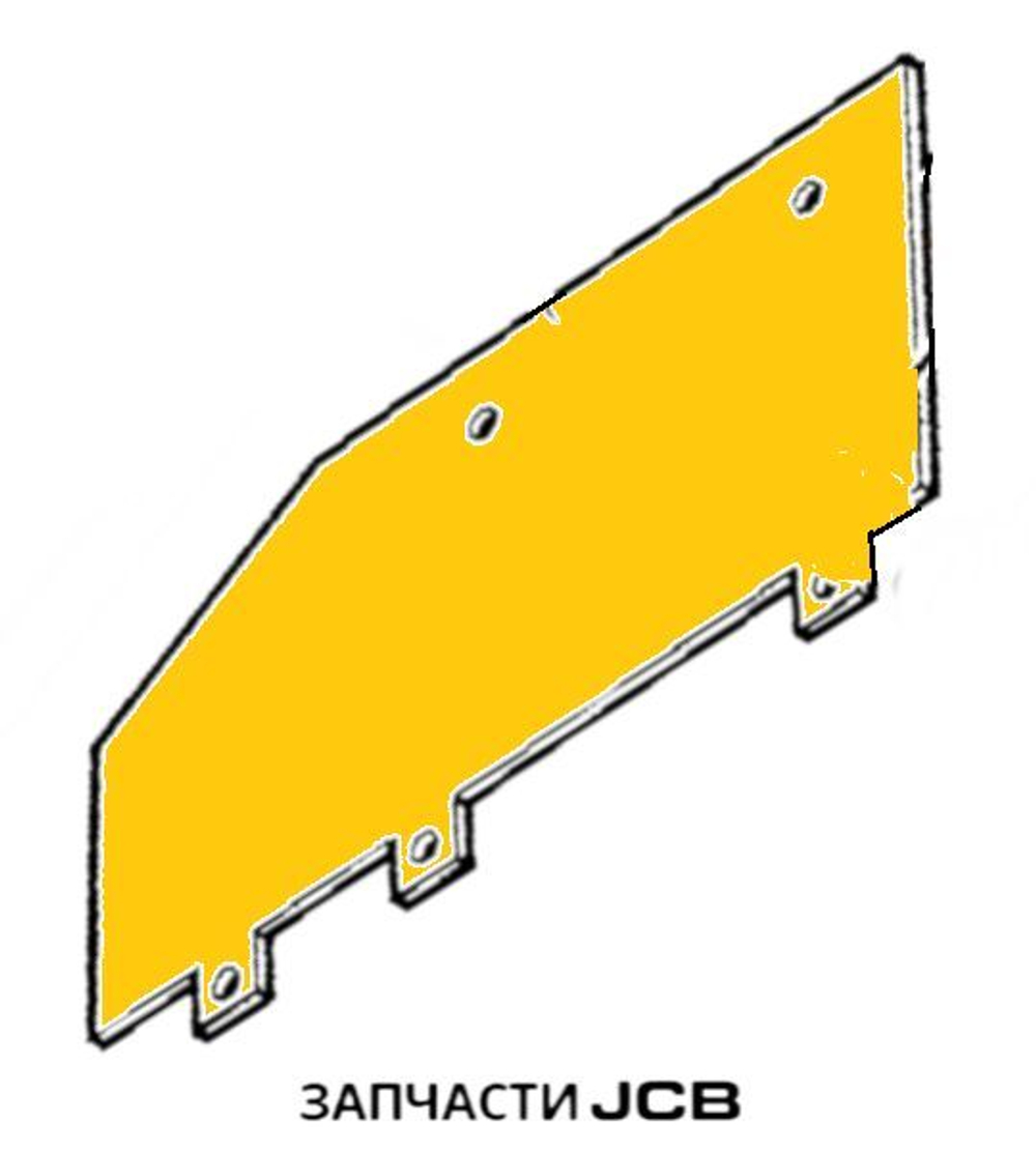 Пластина печки JCB 123/04868