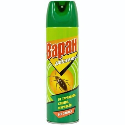 Дихлофос - аэрозоль ВАРАН А УНИВЕРСАЛЬНЫЙ от всех ползающих и летающих насекомых (от тараканов) 440 мл