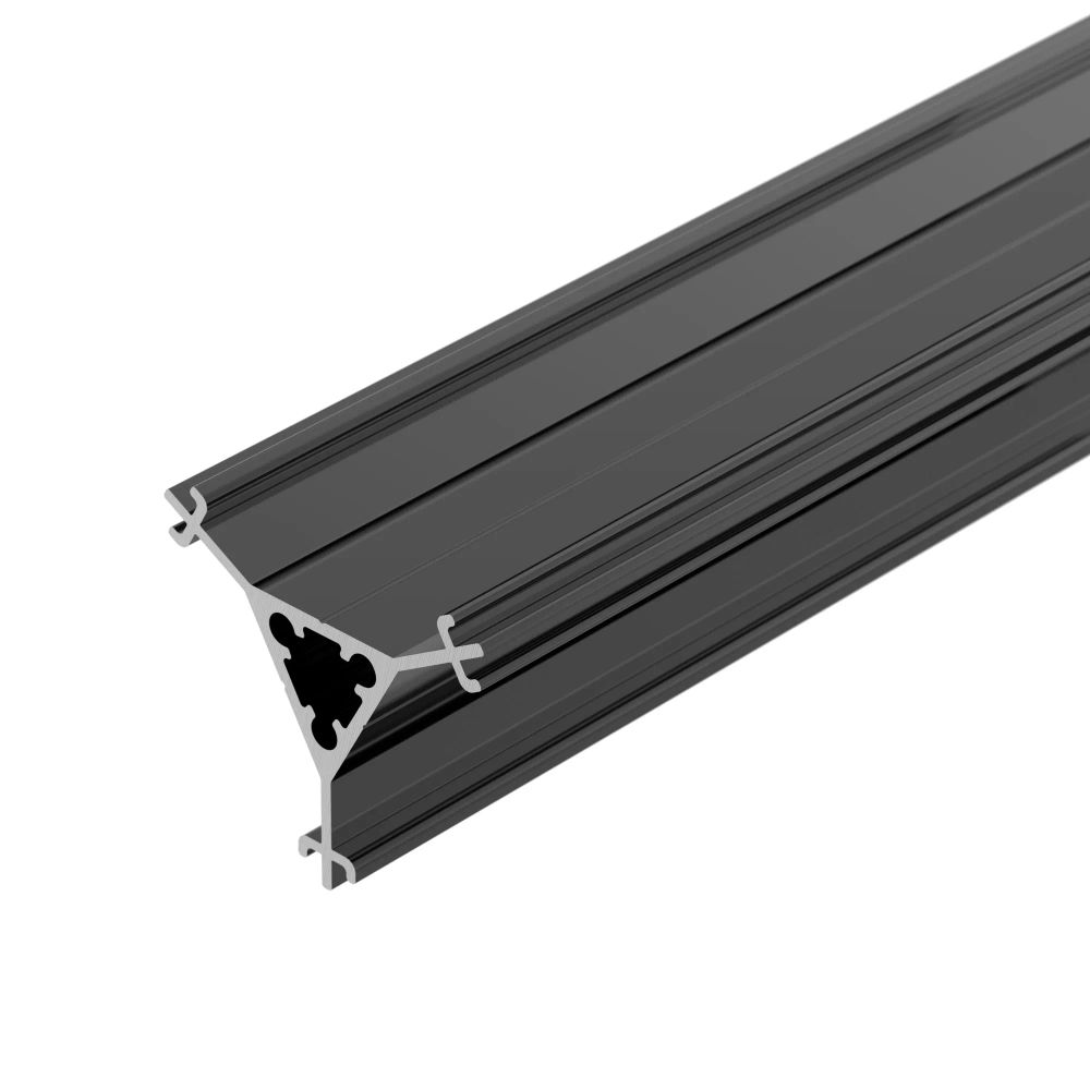 Профиль ROUND-D36-360-2500 ANOD BLACK (Arlight, Алюминий) 050250