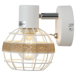 Светильник настенно-потолочный спот Rivoli   7034-701 1 x E14 40 Вт поворотный с выключателем